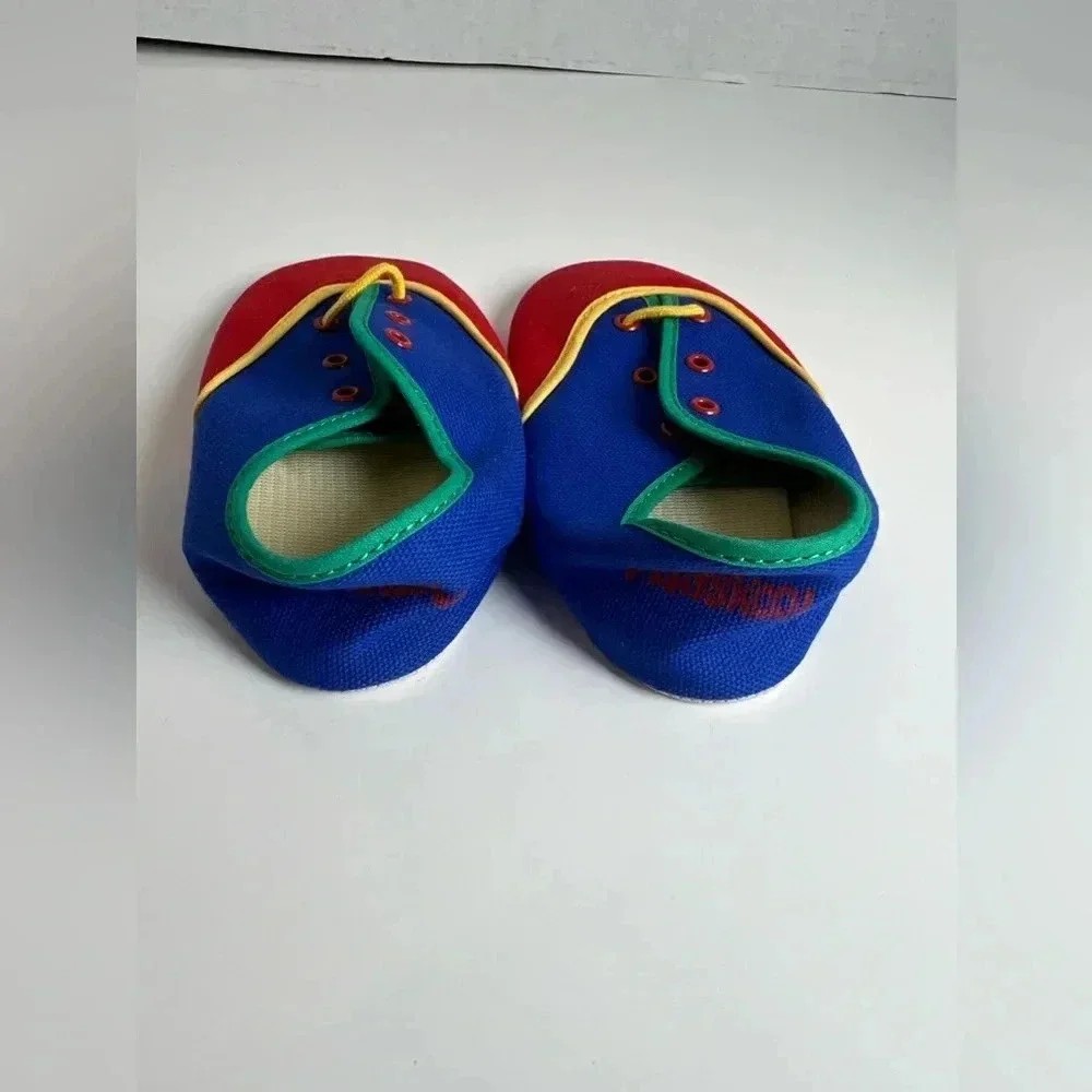 Vintage Playskool Crib Shoes Red, Blue, Green, Yellow